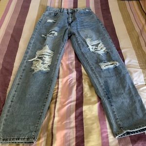 SHEIN womens wide leg boyfriend jeans